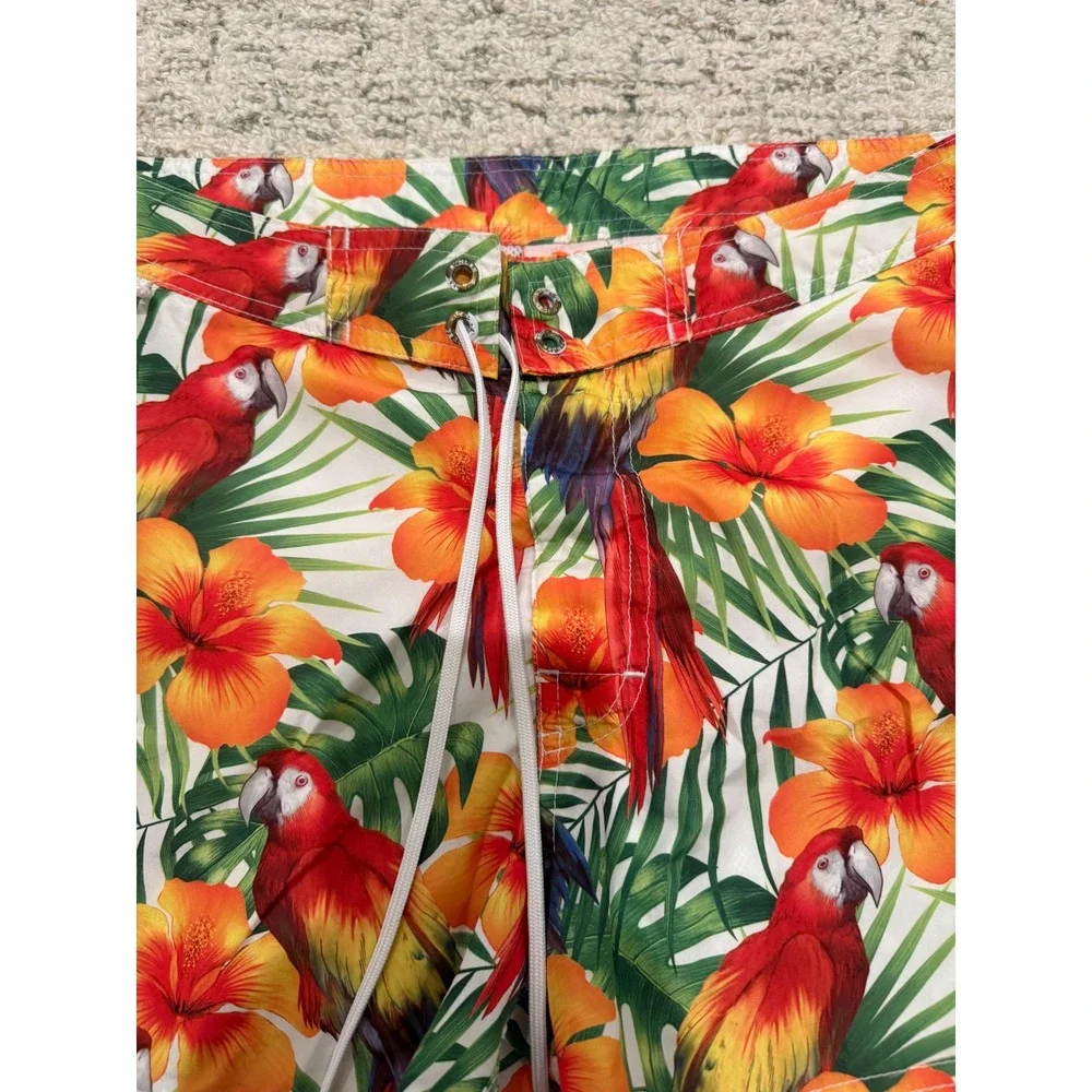 Men's sundek parrot rainbow board shorts
